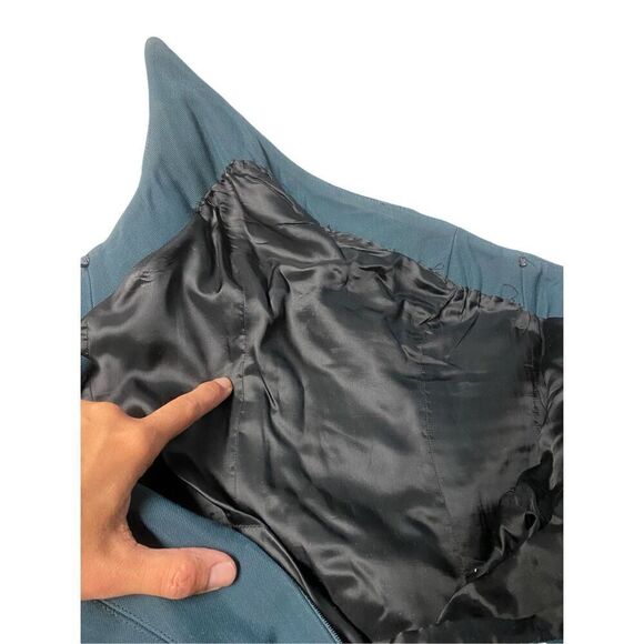 MUGLER Strapless Mini Dress in Dark Green Size 36 Small 2-4 US $2,420 (11-12) - Picture 10 of 14